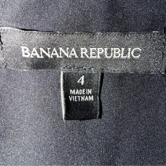 Banana Republic Black Sleeveless Trench Dress Size4 - Picture 5 of 7